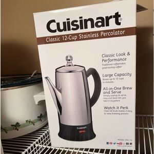 Cuisinart  stainless steel percolator
